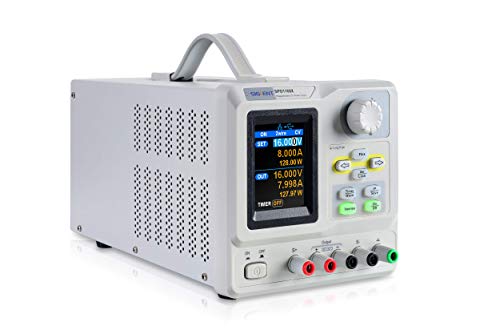 SIGLENT Serie SPD1000X Fuente de Alimentación, Voltaje de 5 Dígitos, 4 Hilos, 16V/8A, 128 W