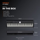 Piano digital Roland FP-E50 | Generadores de sonido SuperNATURAL Piano y ZEN-Core | Teclado con acción martillo de 88 notas | Acompañamiento automático profesional