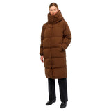 Object Objlouise Noos-Chaqueta Larga, Dark Earth, S para Mujer