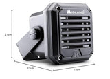Midland - Altavoz Exterior AU50 Xtreme IP67 para Radio Coche, 20W de Potencia, Compatible con Emisora Radioaficionado y Radio CB, Impermeable y Duradero - Audio Premium para Todo Tipo de Condiciones