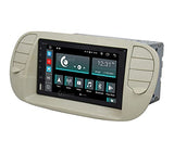 Radio de Coche para Fiat 500 Crema GPS Bluetooth WiFi USB Dab+ Touchscreen 6.2" 8core Carplay AndroidAuto
