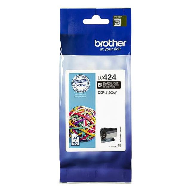 Brother Cartucho de Tinta Original LC424 Negro (5 Unidades)