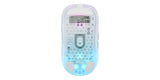Xtrfy MZ1 Wireless, Ratón Gaming Inalámbrico Ultraligero, Radiofrecuencia 2,4 GHz, Sensor Pixart 3370, Forma Única para Apuntar con Precisión, Iluminación RGB Regulable, Recargable, Blanco