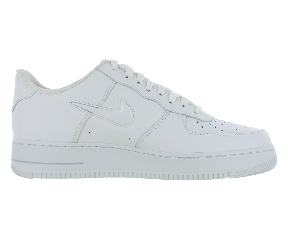 NIKE Air Force 1, Sneaker Hombre, White Dk Smoke Grey, 38.5 EU