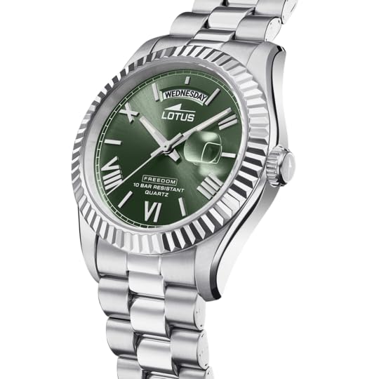Lotus Reloj Hombre 18854/3 Freedom Caja de Acero Inoxidable 316l Plateado Correa de Acero Inoxidable 316l Plateado