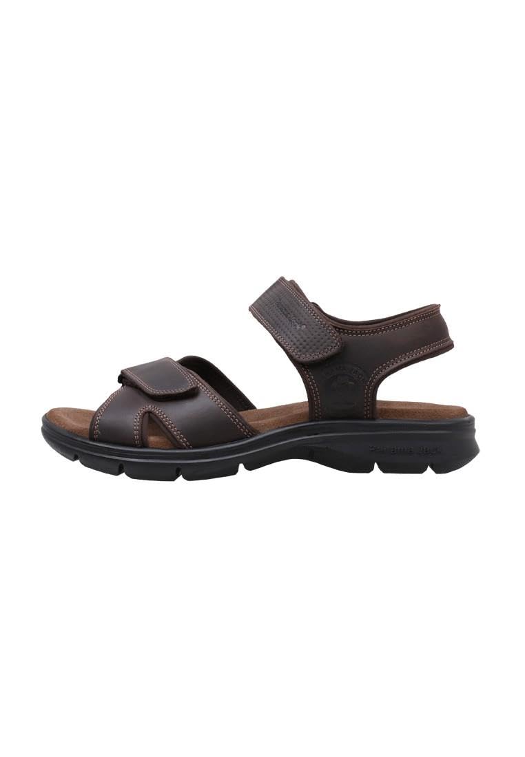 Panama Jack Sanders Basics, Sandalias con Punta Abierta Hombre, Marrón (Marron C1), 43 EU