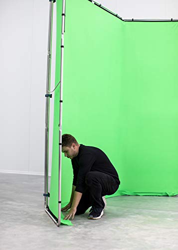 Manfrotto MLBG4301KG Chroma Key FX - Kit de Fondo (4 x 2,9 m), Color Verde