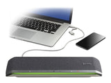 Poly – Altavoz manos libres inteligente Poly Sync 60 para salas de conferencias - Se conecta a PC/Mac mediante un cable combinado USB-A/USB-C y a teléfonos inteligentes a través de Bluetooth