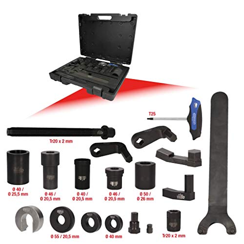 KS Tools 460.5065 Juego de herramientas de frenos para BPW, 19 pzs