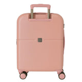 Pepe Jeans Carina Maleta de cabina Rosa 40x55x20 cms Rígida ABS Cierre TSA integrado 37L 2,74 kgs 4 Ruedas dobles Equipaje de Mano