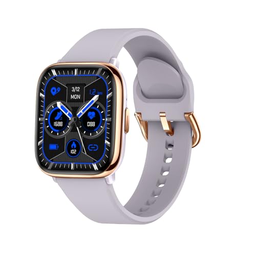 SMARTY 2.0 Mujer Digital Automático Reloj con Correa de Silicona SW081D, Dorado, Moderno, Dorado, Moderno