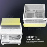Antec C5 ARGB Blanco, Ventiladores ARGB PWM de 7 x 120 mm incluidos, hasta 10 Ventiladores simultáneamente, Puerto Tipo C 3.2 Gen 2, Paneles Frontales y Laterales de Vidrio Templado sin Costuras,