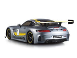Tamiya 58639 58639-1 Mercedes-Benz 1:10 AMG GT3 (TT-02) -teledirigido Coche eléctrico RC Modelo de Kit de vehículo en Carretera de policarbonato carrocería-Sin lacado-58639
