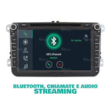 Radio de Coche para Volkswagen Golf Sharan Tiguan Android GPS Bluetooth WiFi USB Dab+ Touchscreen 8" 8core Carplay AndroidAuto