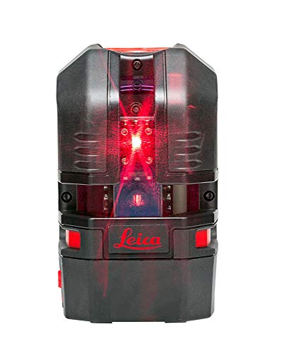 Leica Lino P5: Láser compacto de 5 puntos con innovador adaptador magnético (láser rojo, alcance de trabajo: 30 m)
