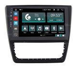 Radio de Coche para Skoda Yeti 2014 con climatizador Manual Android GPS Bluetooth WiFi USB Dab+ Touchscreen 10" 8core Carplay AndroidAuto