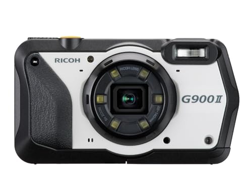 RICOH Cámara Digital Industrial Resistente G900 SE II con Carcasa Resistente al Agua, Polvo, Golpes y Productos químicos, función Webcam, cámara memo y Funciones de Seguridad de contraseña