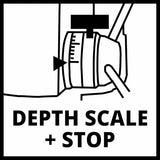 Einhell Taladradora de columna TC-BD 500 (500 W, hasta 2410 rpm, 9 niveles, profundidad máx. 50 mm, tope de profundidad ajustable, mesa de taladrado basculante/giratoria y regulable en altura)