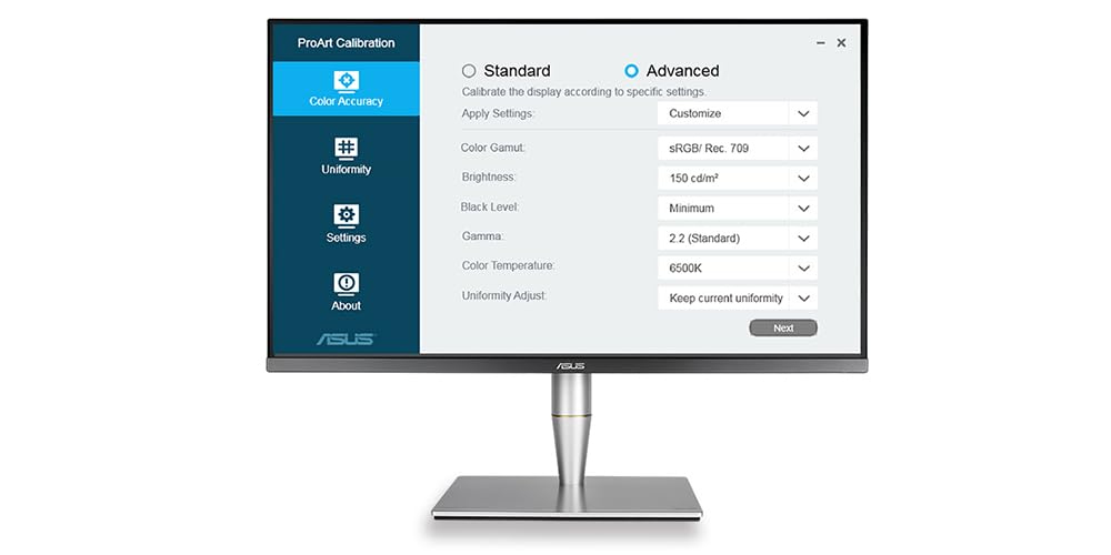 ASUS ProArt PA24AC - Monitor Profesional de 24" FHD (1920x1200,WUXGA, HDR10, USB-C Port 60W, HDMI, DP, 100% RGB) Plata