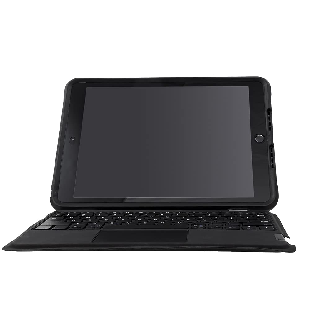 Otterbox Funda Teclado UnlmitED para iPad 10,2' (7.ª Gen / 8.ª Gen / 9.ª Gen), Resistente a caídas, con Teclado ESPAÑOL, Testeada con los Estándares Militares, Negro/Transparente, Sin Pack Retail
