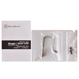 SilverStone SST-ARM11BC - Bracket para montaje de un brazo para monitor LCD LED, Ajustable, con rotación de 360º, brazo basculante arriba/abajo 90º,izquierda/derecha 90º & 180º Max VESA100x100,negro