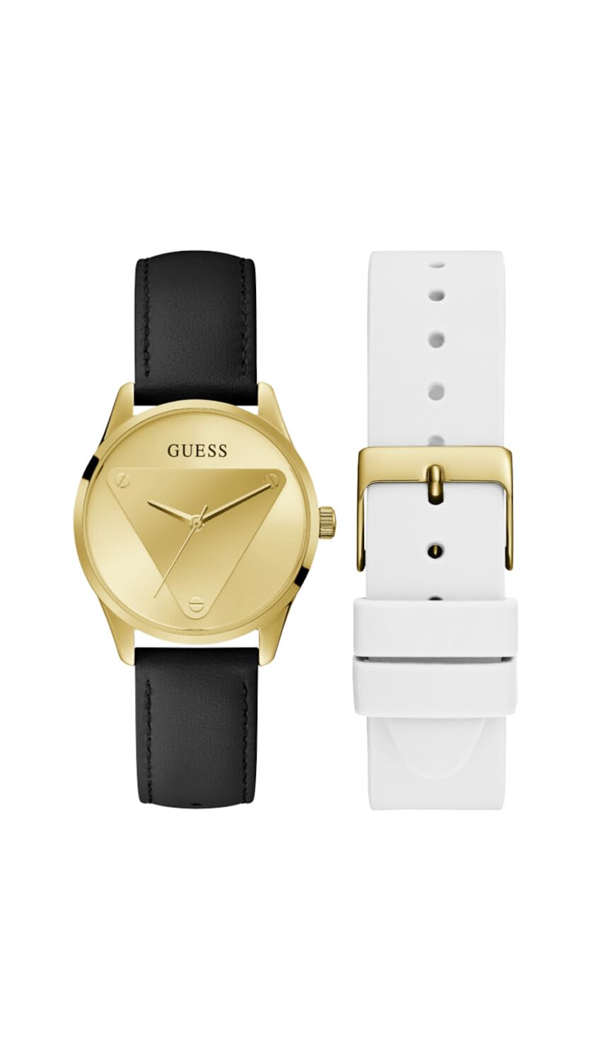 Guess Reloj Analógico para Mujer de Cuarzo con Correa en Acero Inoxidable GW0642L1