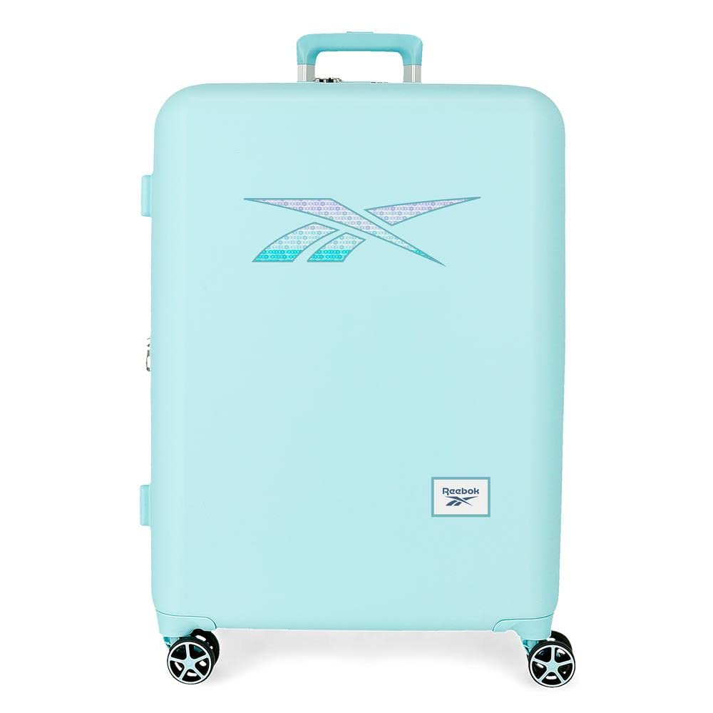 Reebok Reebok Maleta Mediana Turquesa 48x70x26 cms Rígida ABS Cierre TSA Integrado 74L 2,5 kgs 4 Ruedas Dobles