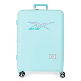 Reebok Reebok Maleta Mediana Turquesa 48x70x26 cms Rígida ABS Cierre TSA Integrado 74L 2,5 kgs 4 Ruedas Dobles