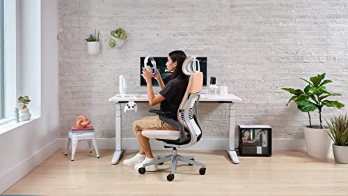 Steelcase Gesture Sillas de Oficina, Acero Inoxidable, poliéster, plástico, Caqui, Talla única