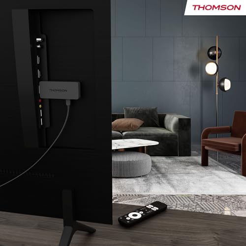 Thomson Streaming Stick 140, 4K UHD, Google TV, Google Voice Control,WiFi, Googlecast Built-in