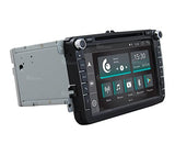 Radio de Coche para Volkswagen Golf Sharan Tiguan Android GPS Bluetooth WiFi USB Dab+ Touchscreen 8" 5core Carplay AndroidAuto