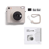 instax SQ1 Square Cámara instantánea automática, tamaño de Foto Cuadrado. Chalk White
