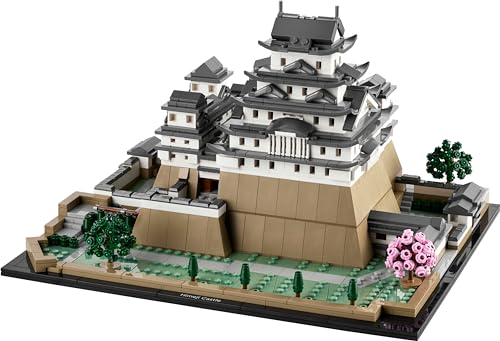LEGO 21060 Architecture Castillo de Himeji, Set de Construcción de Maquetas para Adultos, Regalo para Aficionados a la Jardinería Creativa y a la Cultura Japonesa, Incluye Cerezos en Flor Construibles