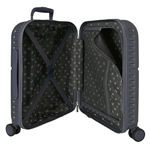 Pepe Jeans Kay Juego de maletas Azul 55/70 cms Rígida ABS Cierre TSA integrado 116L 7,54 kgs 4 Ruedas dobles Equipaje de Mano