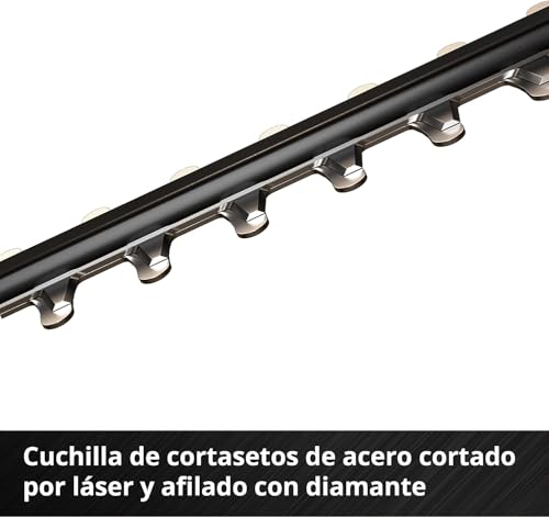 Einhell herramienta multifunción alimentada GE-LM 36/4 en 1 Li-Solo Power X-Change (Li Ion, 2x 18 V, motor sin escobillas, el cabezal del cortasetos se puede inclinar 7 veces, sin batería ni cargador)