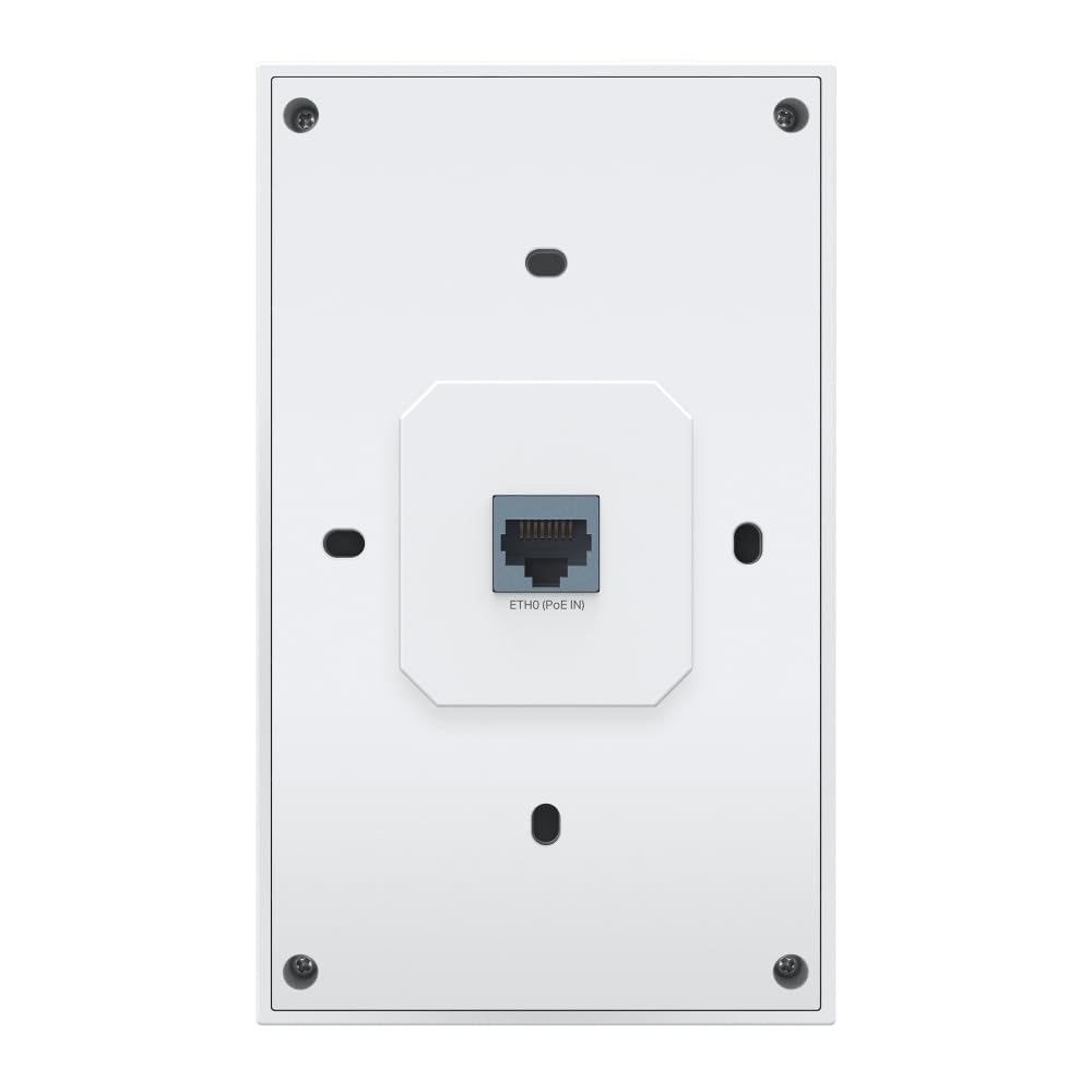TP-Link Festa F65-Wall | Punto de Acceso WiFi 6 Dual-Banda AX3000, Placa de Pared, 4× Puertos PoE Gigabit, Gestión centralizada en la Nube Gratuita, Configuración y Uso fáciles, sin Necesidad de IT.