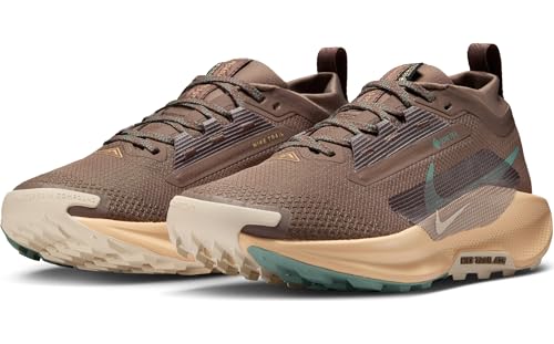 NIKE Pegasus Trail 5 Gore-Tex, Sneaker Mujer, Mink Brown Cannon Orange Chalk, 39 EU