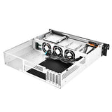 Silverstone SST-RM21-308 - Caja de Servidor de Montaje en Rack de 2U Compatible con 8X SAS/SATA y 6 GB/s Mini-SAS SFF-8087