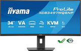 iiyama ProLite XCB3497WQSNP-B1 34" VA CURVO UWQHD 120Hz USB-C DOCK 96W Altavoces Altura Ajustable