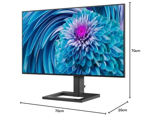 Philips Monitors 275E2FAE/00-27" QHD, 75Hz, 1ms, IPS, Adaptive Sync (2560x1440, 350cd/m, 2xHDMI, DisplayPort), negro
