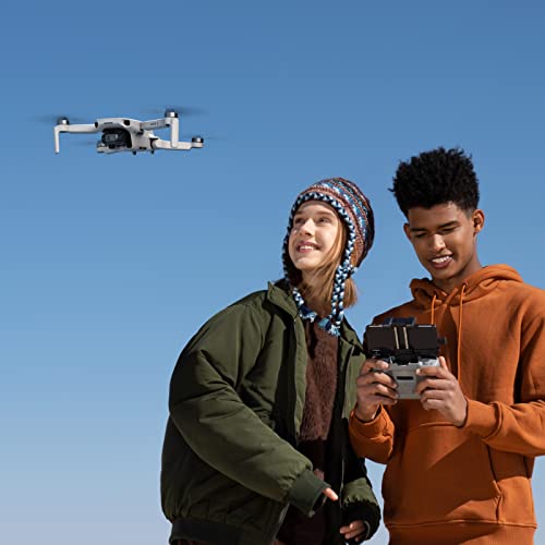 RIIMUHIR dji Mini 2 Fly More Combo – Ultralight Foldable Drone, 3-Axis Gimbal with 4K Camera, 12MP Photos, 31 Mins Flight Time, OcuSync 2.0 10km HD Video Transmission, QuickShots, Gray