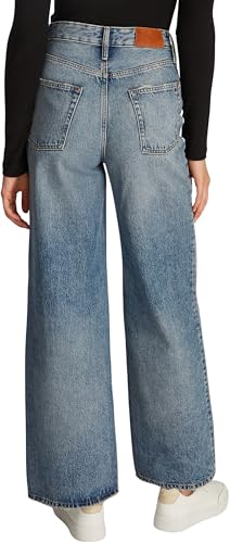 Tommy Hilfiger Vaqueros Mujer Wide Leg Sam Pernera Ancha, Azul (Sam), 30W/28L