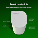 Mesh Linksys Velop Micro 7 | Doble banda con velocidad WiFi BE5000 | Cobertura para toda la casa con hasta 200 m² por nodo | Ethernet de 2,5 Gb/s | WiFi 1,8 veces más rápido que Wi-Fi 6 | Paquete de 3