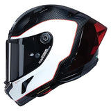 NOLAN Helmet X-804 RS ASSO DI PICCHE 343 L, Carbono/Blanco/Rojo