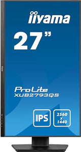 iiyama Monitor XUB2793QS-B7-27, IPS, 2560x1440/100Hz, 1H1DP, HAS