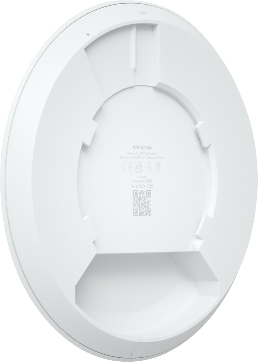 Ubiquiti U7 Lite Punto de Acceso WiFi 7 con 4 Flujos Espaciales y Enlace Ascendente de 2.5GbE PoE