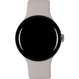 Google Pixel Watch, Reloj con rastreador de Actividad, Reloj Inteligente con rastreador de frecuencia cardíaca, Carcasa de Acero Inoxidable Plateado Pulido con Correa Deportiva LTE con Tiza