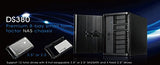 SilverStone SST-DS380 - Carcasa de ordenador de almacenamiento Mini-ITX con puerta, negro
