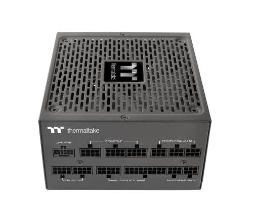 Thermaltake Toughpower GF 3 1350W | PC ATX 3.0 Power Supply | PCIe Gen 5.0 | 80-Plus-Gold | Fully Modular | Quiet 140 Fan | EU Certified | Black