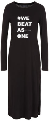 Armani Exchange Vestido Informal para Mujer, sostenible, Tacto Suave, Negro, XS